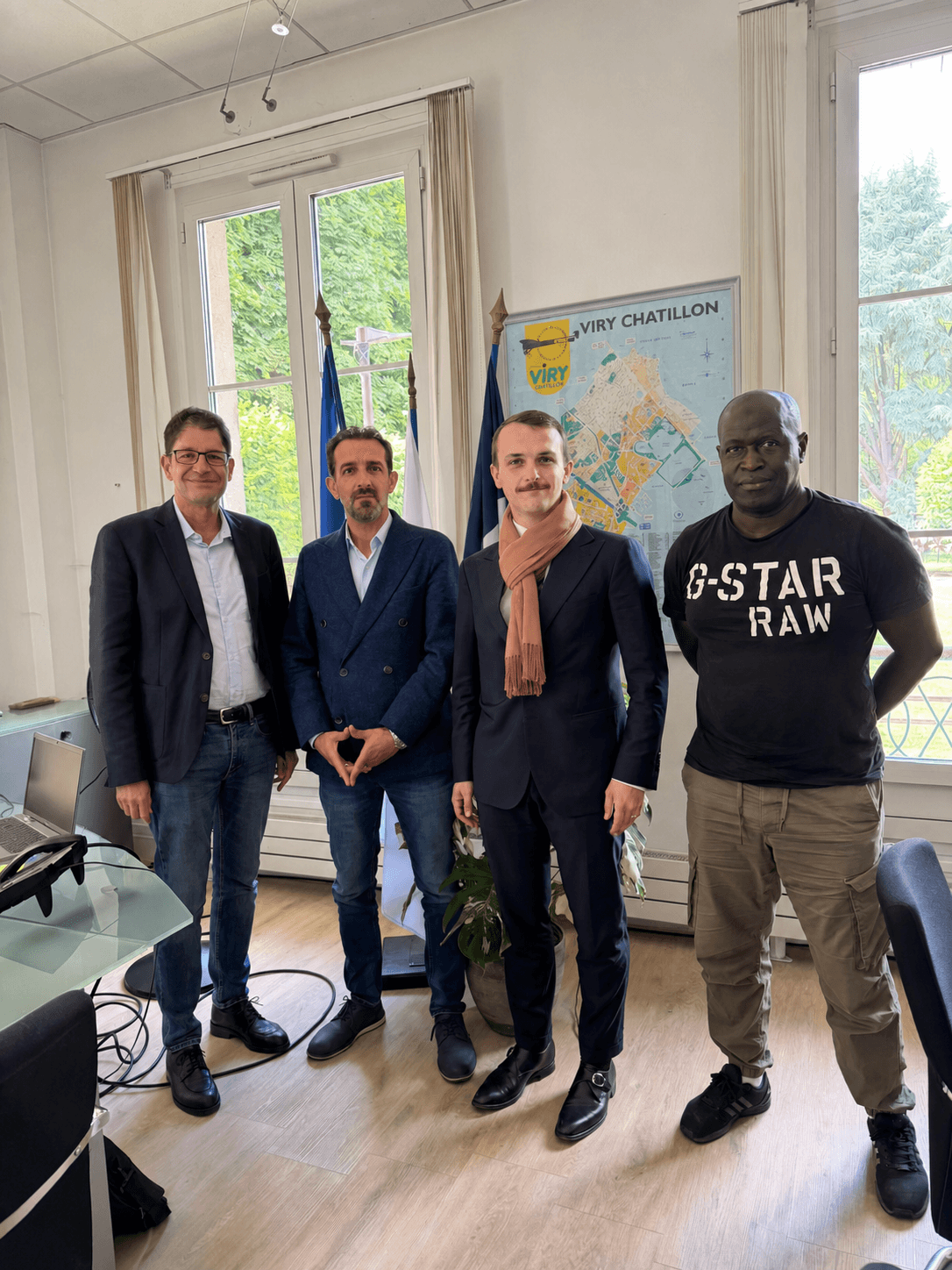 Rencontre institutionnelle à la mairie de Viry-Châtillon