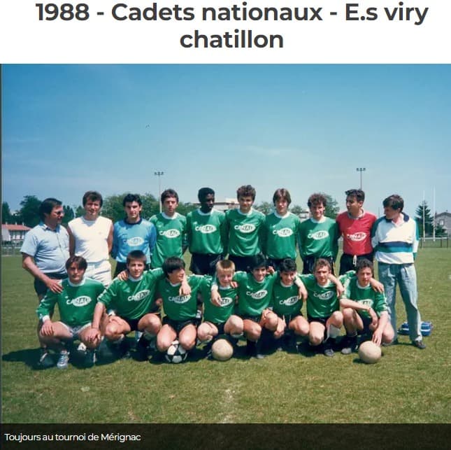 1988 · Cadets nationaux — tournoi de Mérignac (maillot vert)