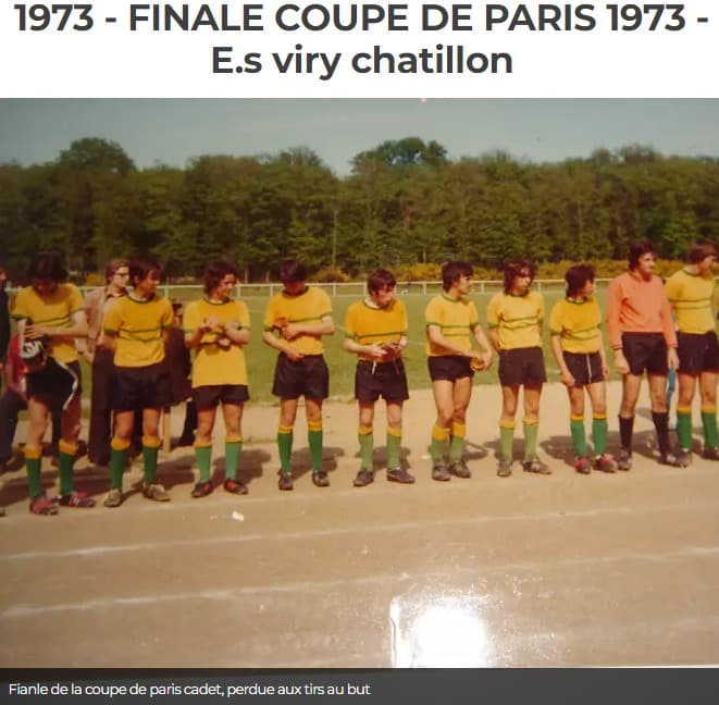 1973 · Finale de la Coupe de Paris cadets