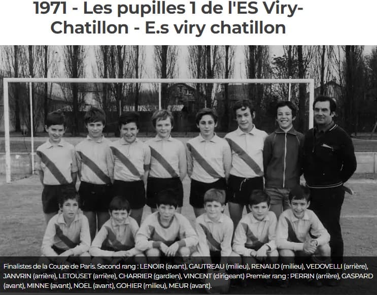 1971 · Pupilles 1 — finalistes de la Coupe de Paris