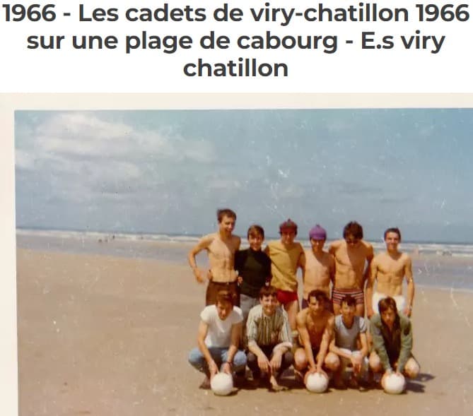 1966 · Cadets — sur la plage de Cabourg