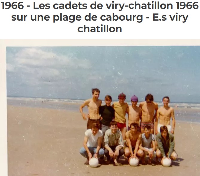 1966 · Cadets — sur la plage de Cabourg